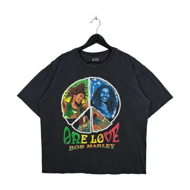 Vintage Bob Marley One Love Reggae Peace Graphic T-Shirt