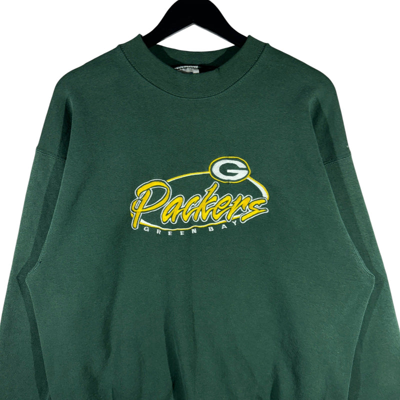 Vintage Pro Player Green Bay Packers Spellout Crewneck