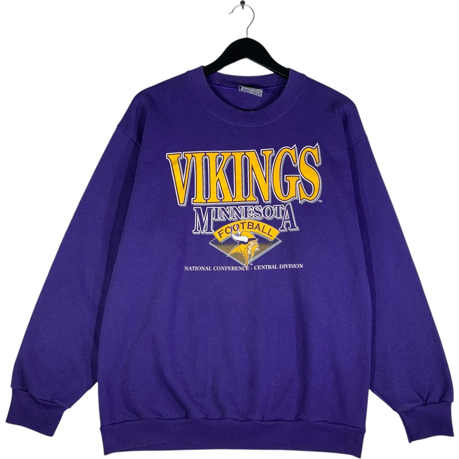 Vintage Minnesota Vikings Spellout NFL Crewneck