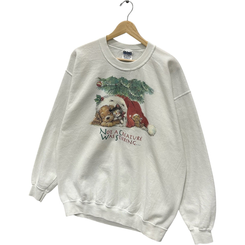 Vintage "Not A Creature Was Stirring" Christmas Crewneck