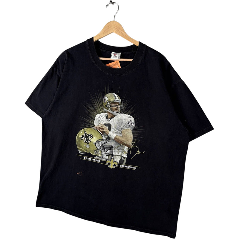 Vintage New Orleans Saints Drew Brees #9 Full Body Tee