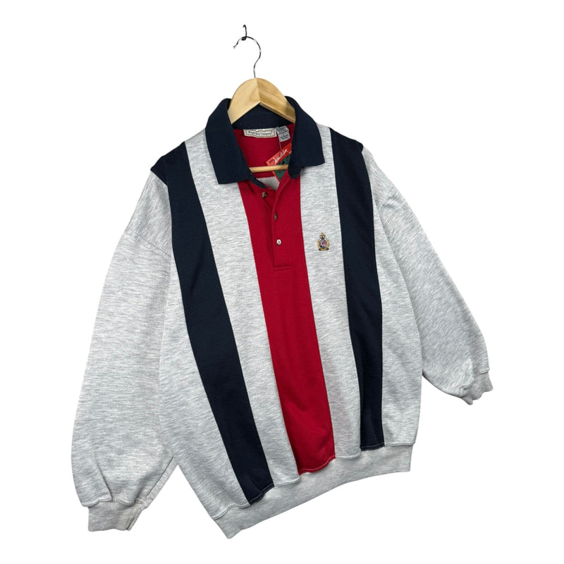 Vintage Bugle Boy Collared Pullover Long Sleeve