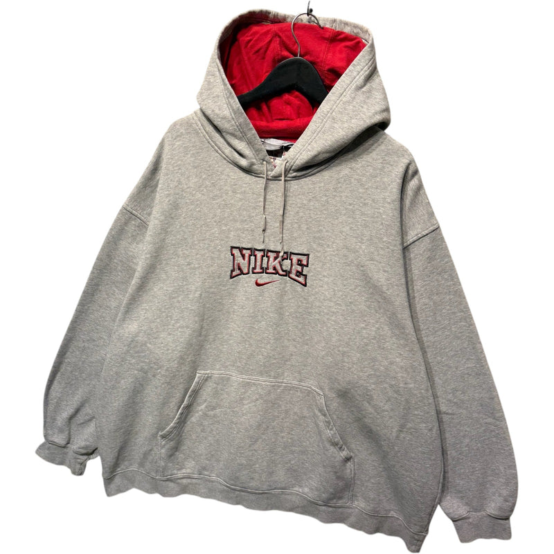 Vintage Nike Center Logo Spellout Swoosh Hoodie 00s