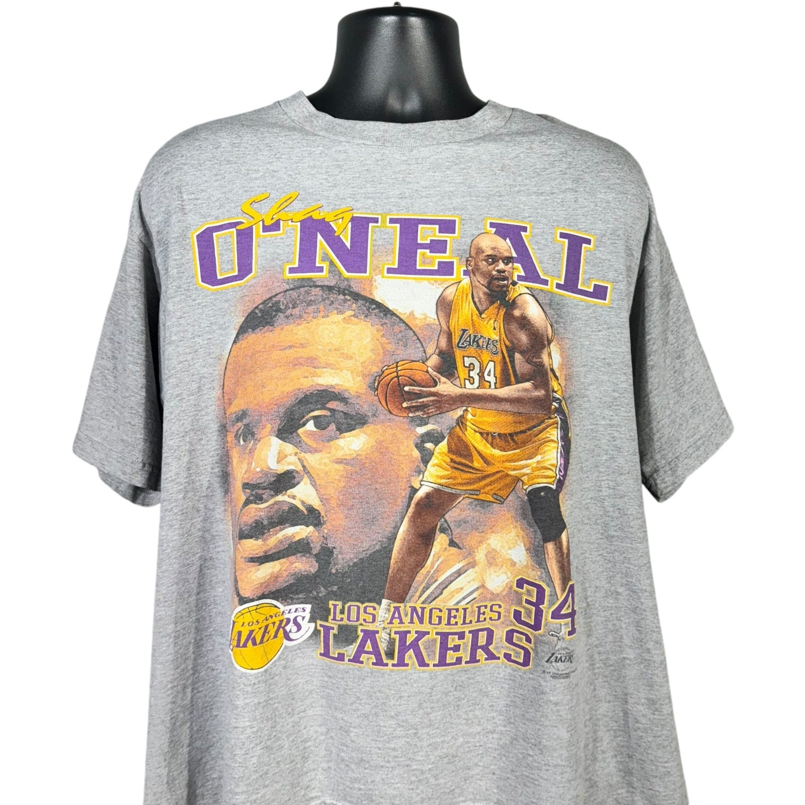 Vintage Los Angles Lakers Shaquille O'Neal # 34 NBA Tee 90s