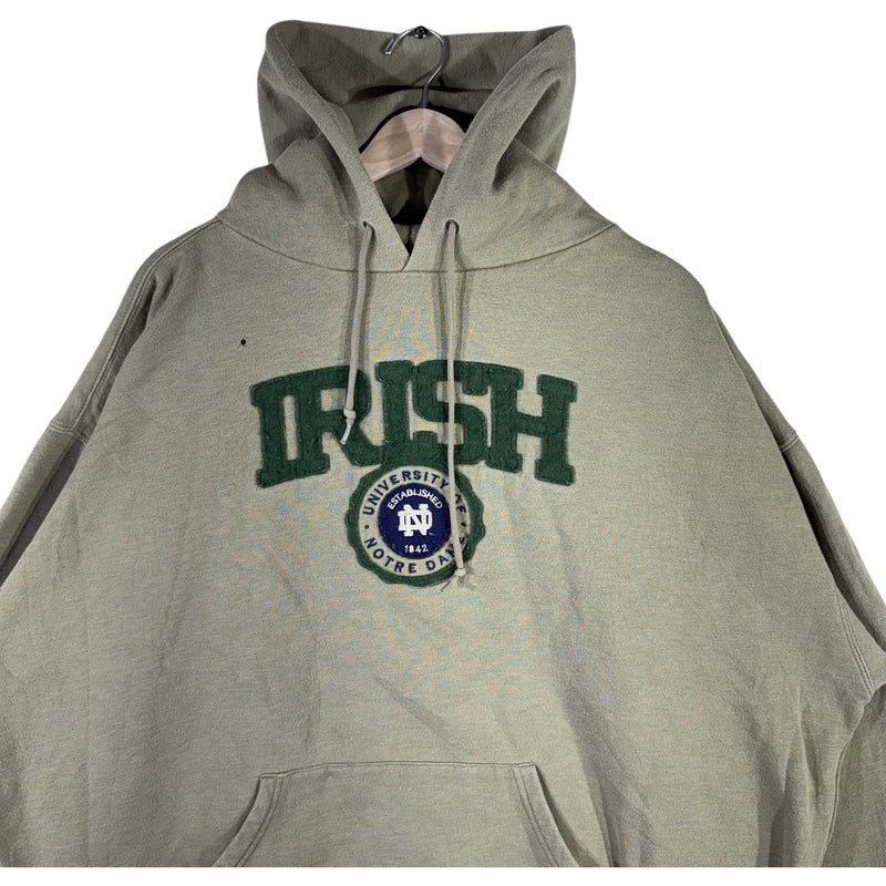 Vintage JanSport University Of Notre Dame Irish Hoodie