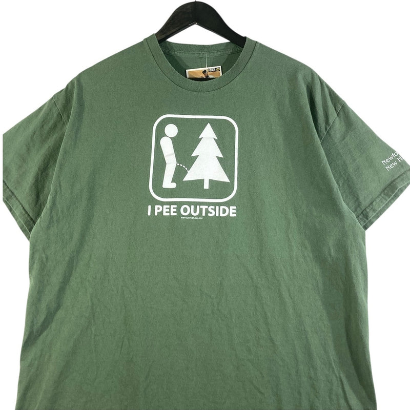 Vintage I Pee Outside Graphic T-Shirt