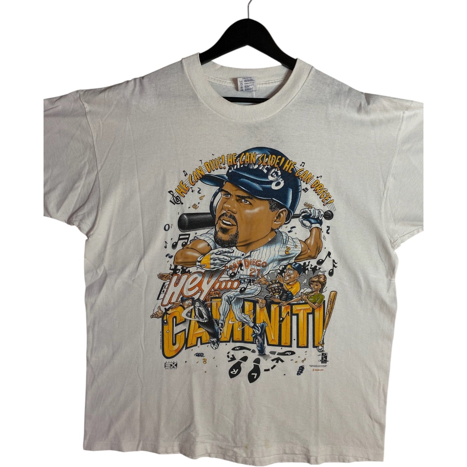 Vintage San Diego Padres Ken Caminiti MLB T-Shirt