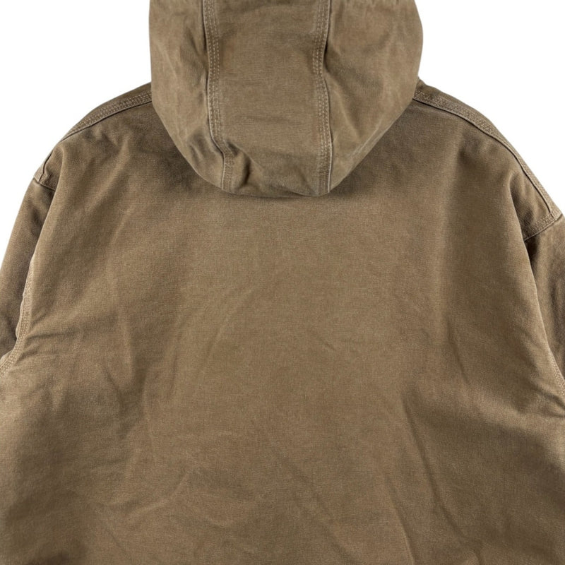 Vintage Carhartt Insulated Active Hoodie Full Zip Workwear Jacket