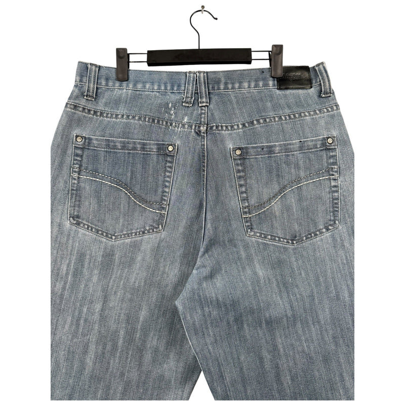 Vintage Man Alive Bermuda Denim Shorts 36