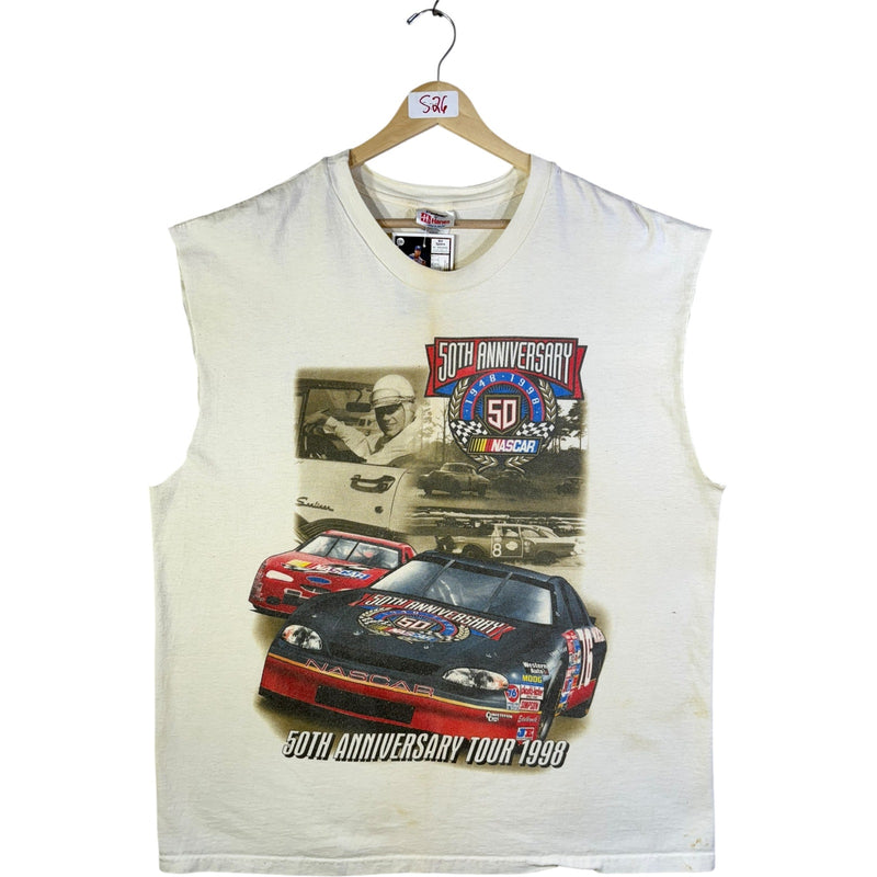 Vintage Nascar 50th Anniversary Tour 1998 Tank Top