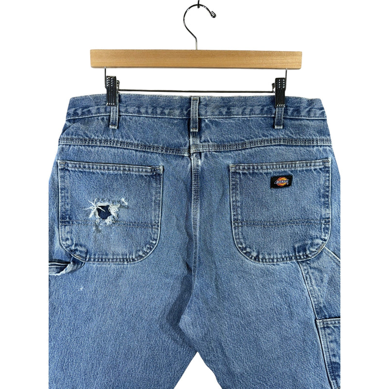 Vintage Dickies Relaxed Fit Denim Carpenter Shorts 36