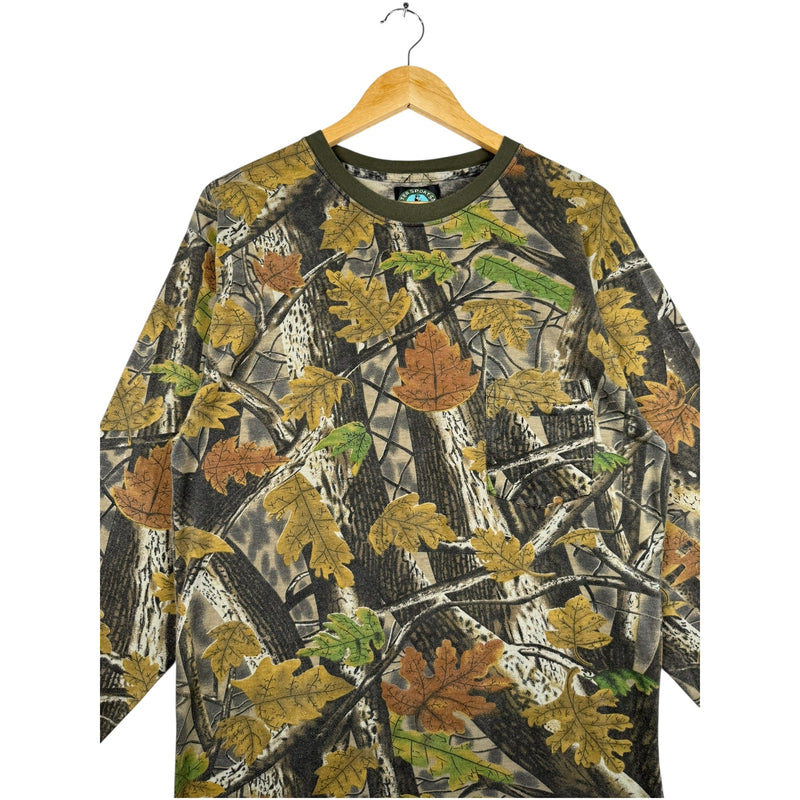 Vintage Real-Tree Camouflage Long Sleeve T-Shirt