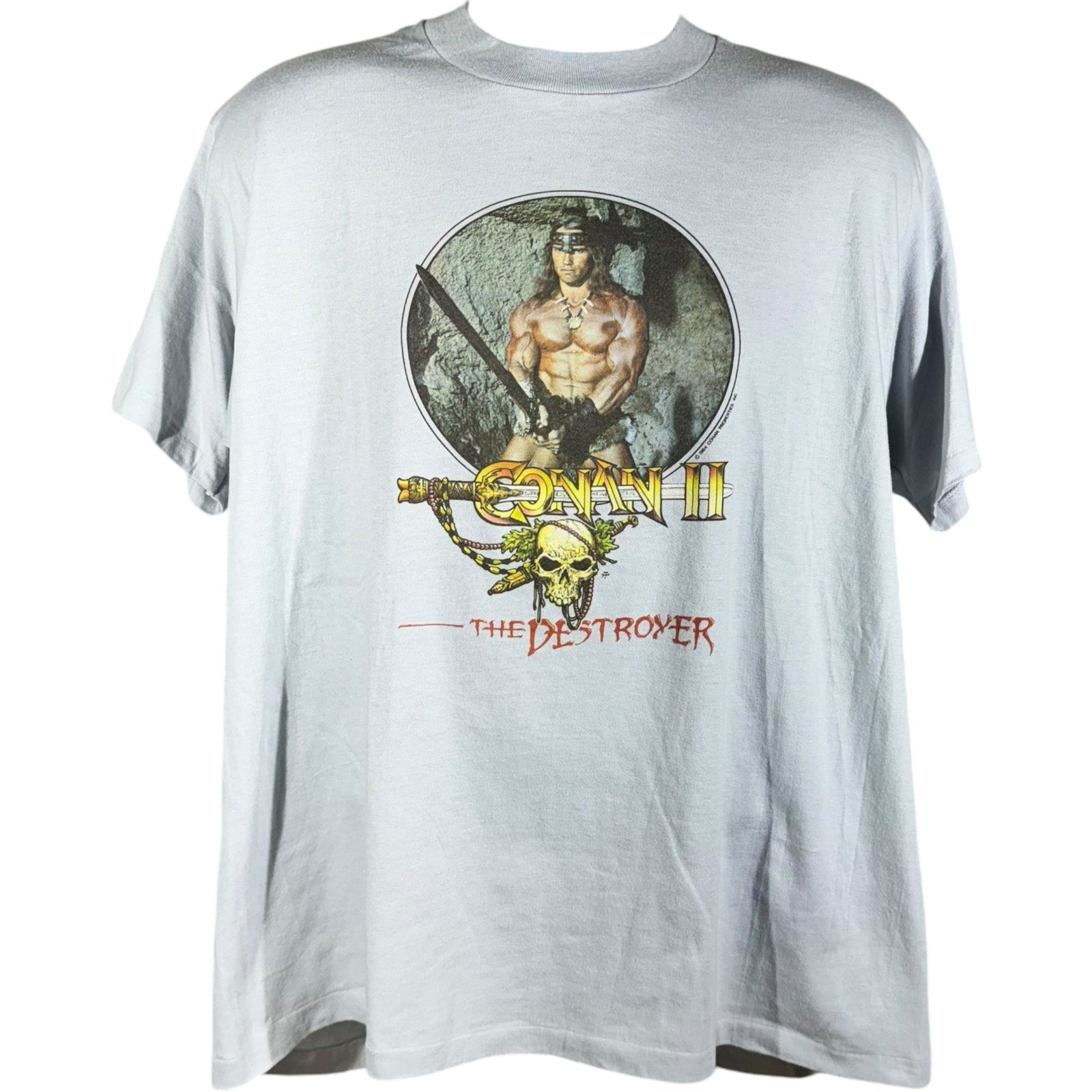 Vintage Conan II The Destroyer Movie Promo Tee 80s