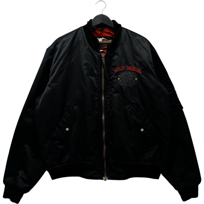 Vintage Harley Davidson Varsity Jacket