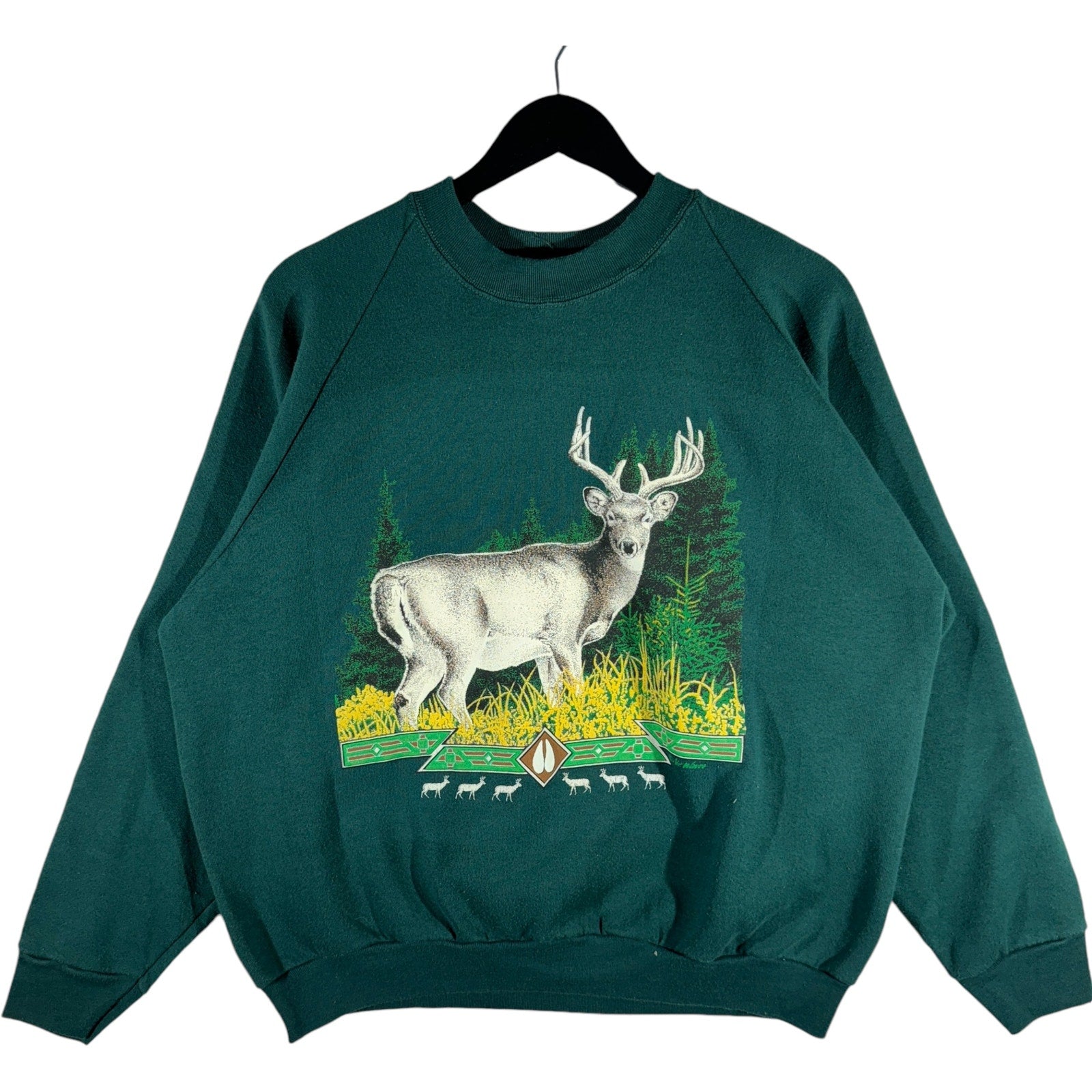 Vintage Deer Nature Crewneck