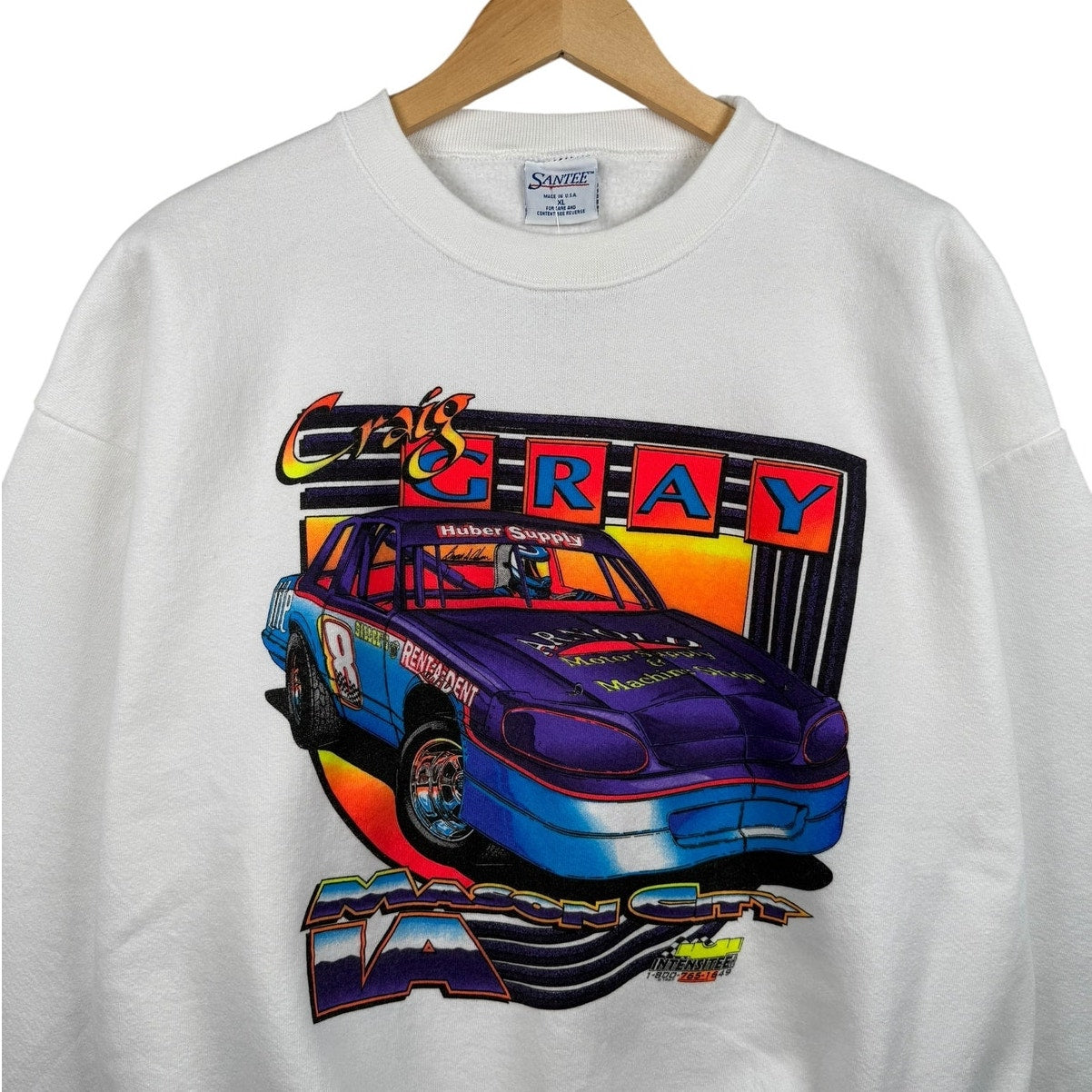 Vintage Craig Gray Racing Mason City Crewneck