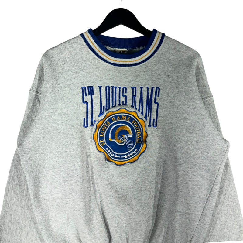 Vintage NFL St. Louis Rams Embroidered Crewneck