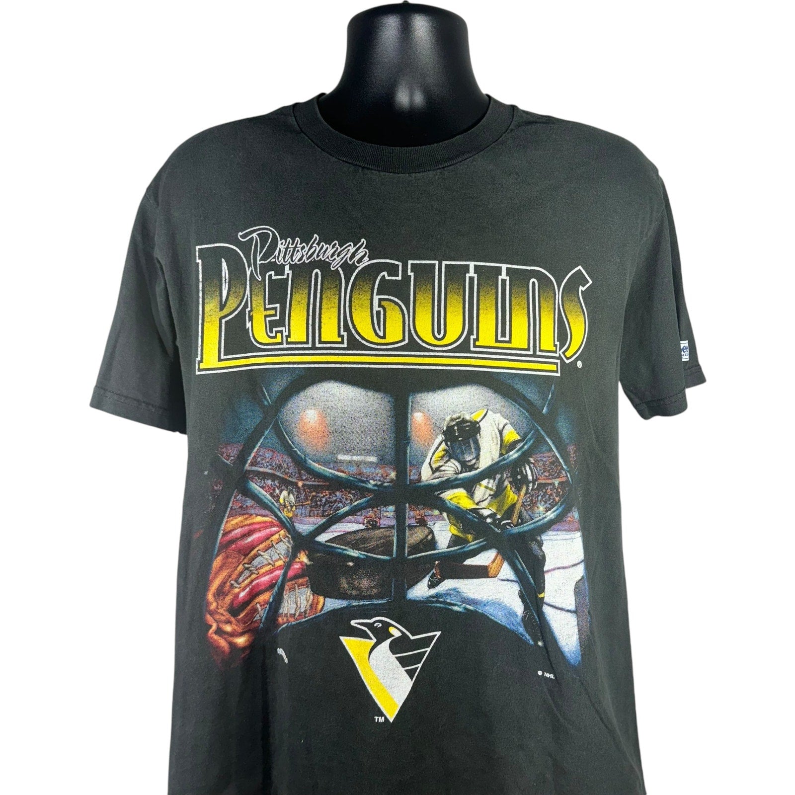 Vintage Pittsburgh Penguins Goalie Graphic Tee