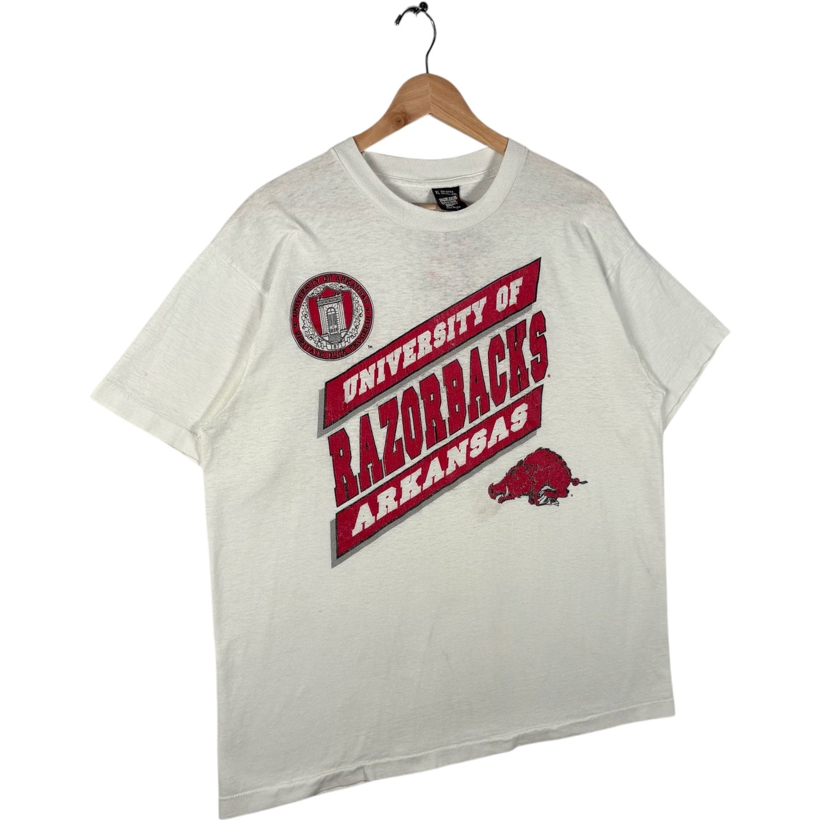 Vintage University Of Arkansas Razorbacks Tee