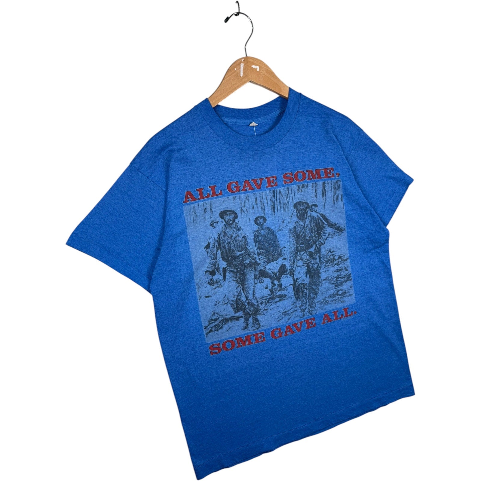 Vintage Military Tribute Graphic T-Shirt