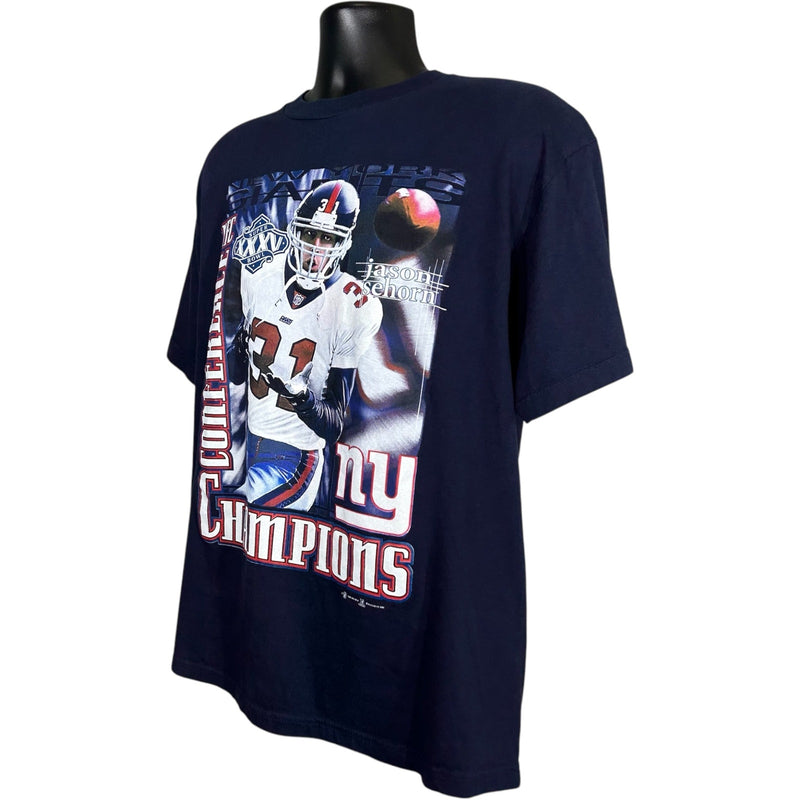 Vintage New York Giants Jason Sehorn Conference Champs Tee