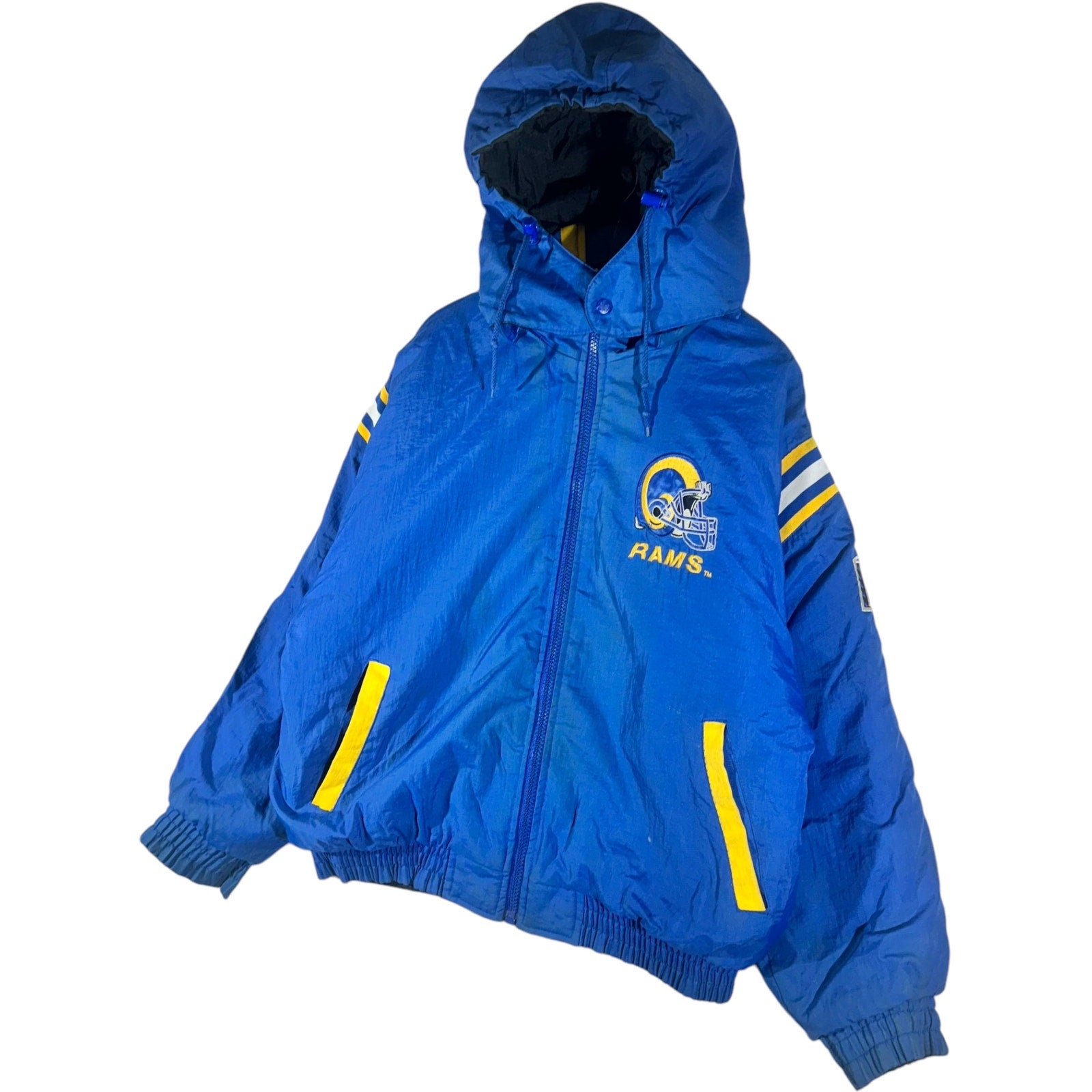 Vintage Pro Player St. Louis Rams Reversible Puffer Jacket