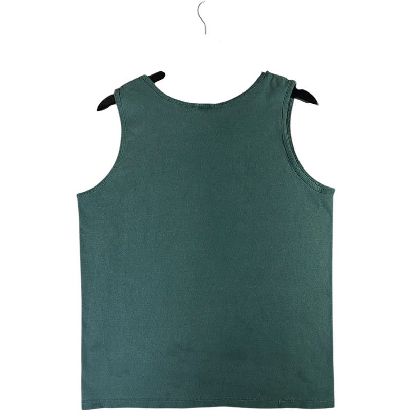 Vintage Adidas Spell Out Print Tank Top