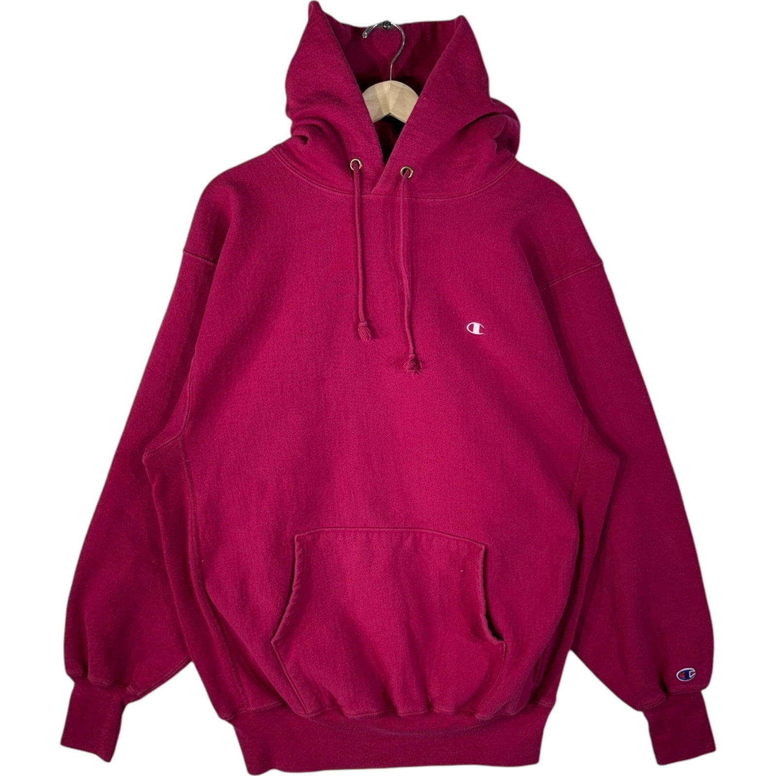 Vintage Small Logo Champion Reverse Weave Hoodie