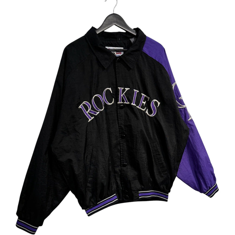 Vintage Diamond Starter Colorado Rockies Puffer Jacket