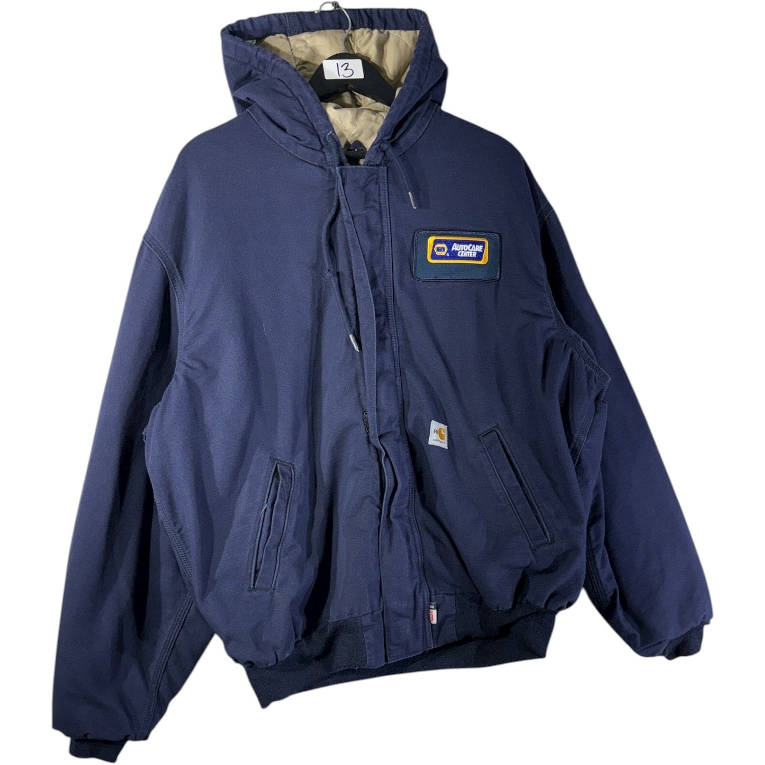 Vintage Carhartt Quilted Lined Hooded Workwear Jacket