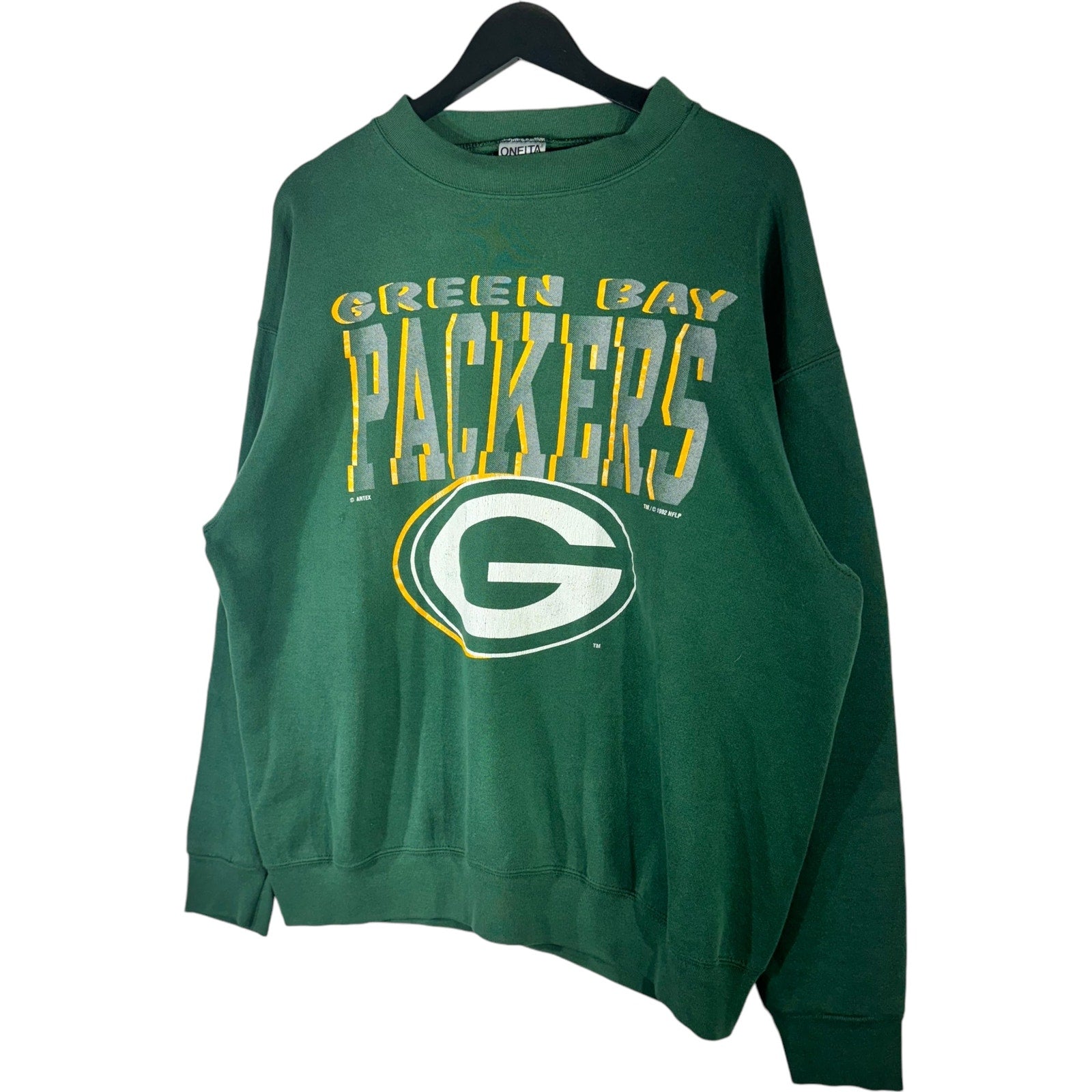 Vintage Green Bay Packers Logo Crewneck 90s