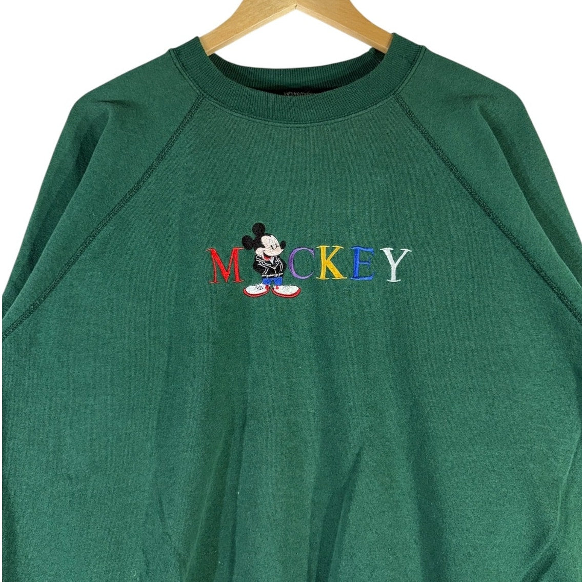 Vintage Mickey Mouse Disney Embroidered Crewneck
