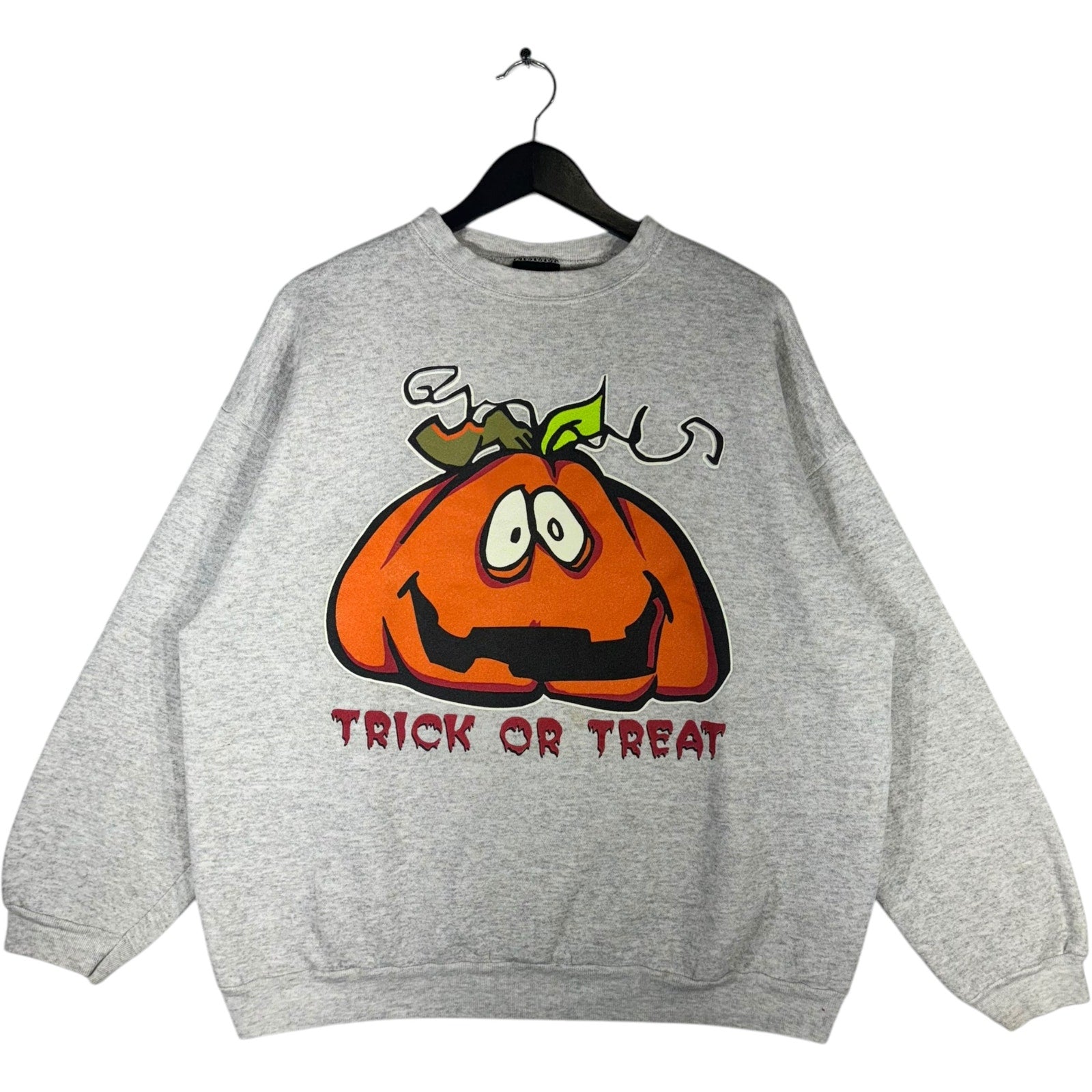 Vintage Halloween Trick or Treat Pumpkin Crewneck