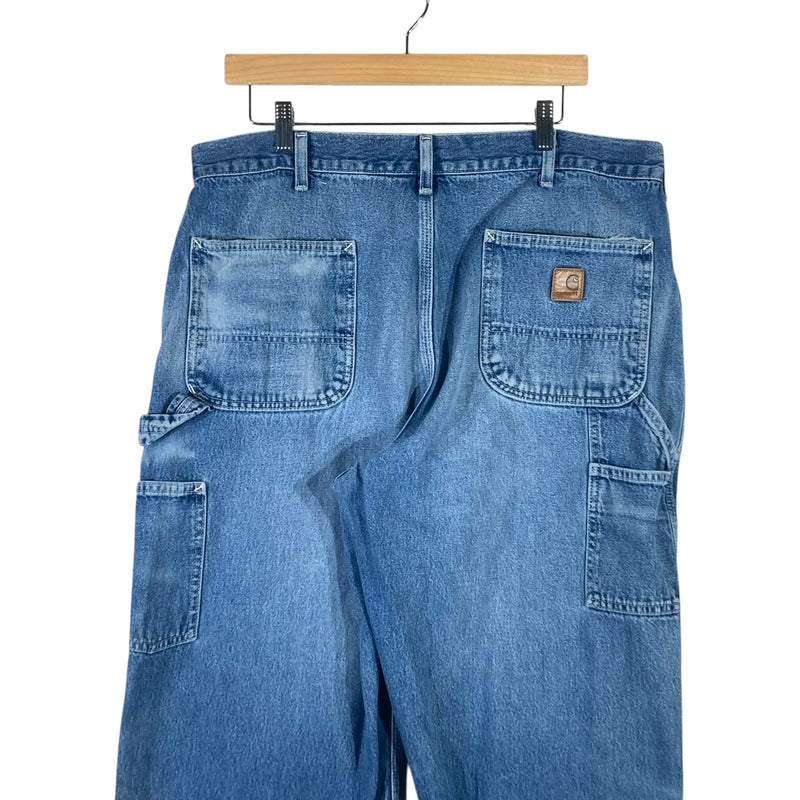 Vintage Carhartt Dungaree Fit Denim Carpenter Pants 38x32