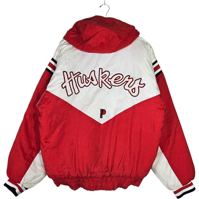 Vintage Nebraska Huskers Mullet Spellout Puffer Jacket