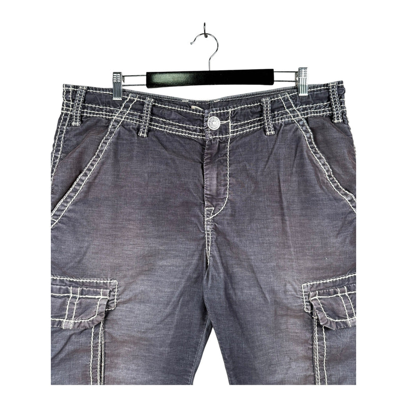 Vintage True Religion Cargo Denim Shorts 38