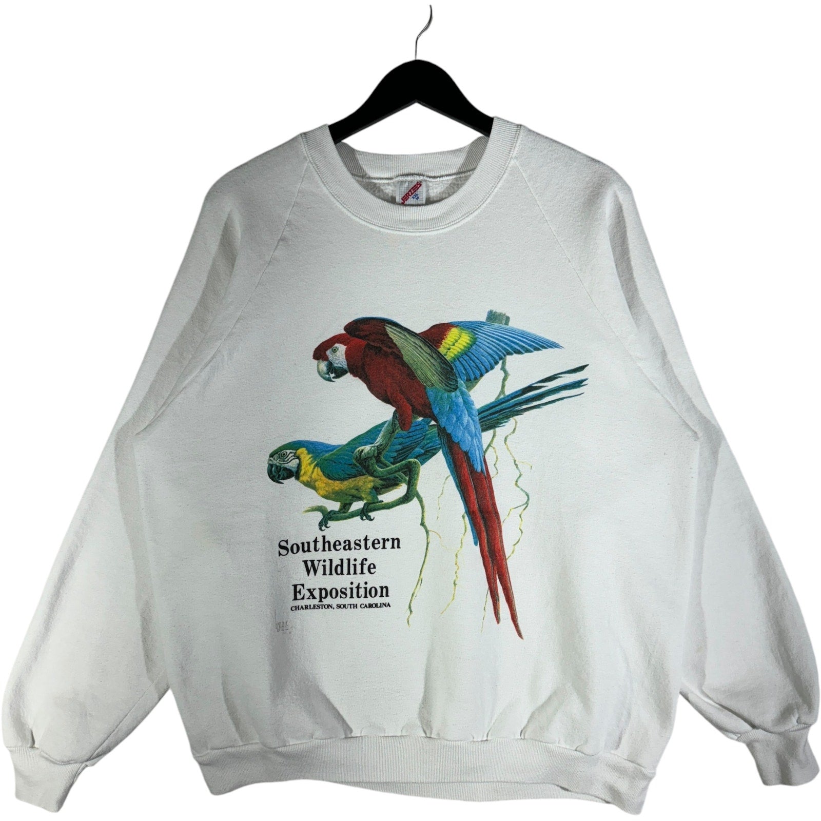 Vintage Southeastern Wildlife Exposition Parrots Crewneck