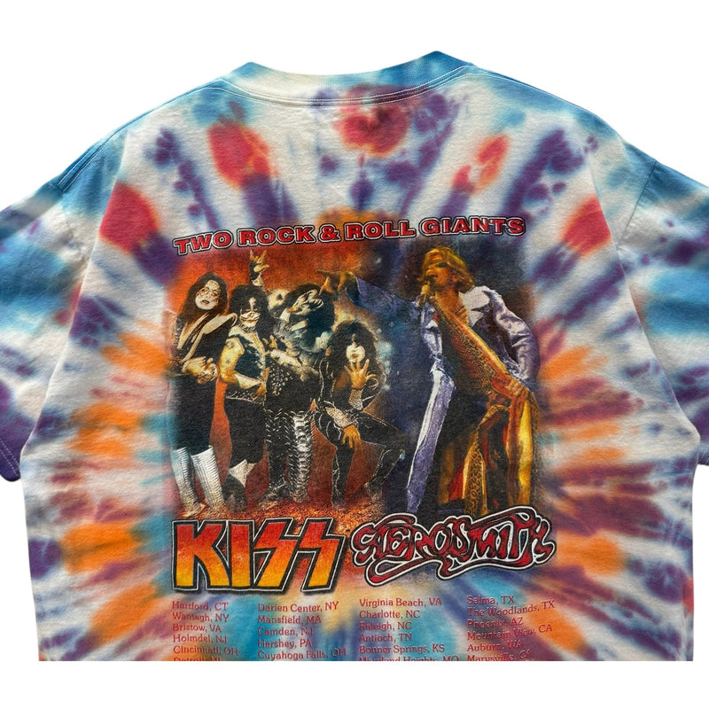 Vintage KISS Aerosmith One Stage One Night Tour Tee