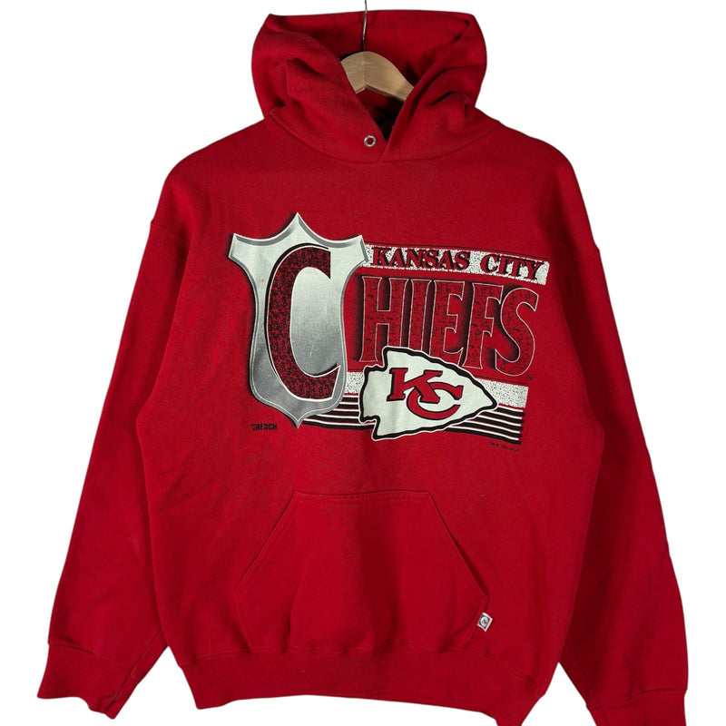 Vintage Kansas City Chiefs Spellout NFL Hoodie 90s