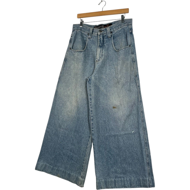 Vintage Elephant Leg Baggy Wide Leg Denim Jeans 32 x 27