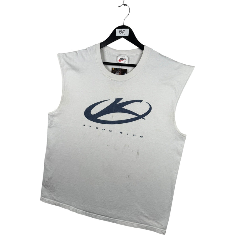 Vintage Nike Print Out Jason Kidd Tank Top
