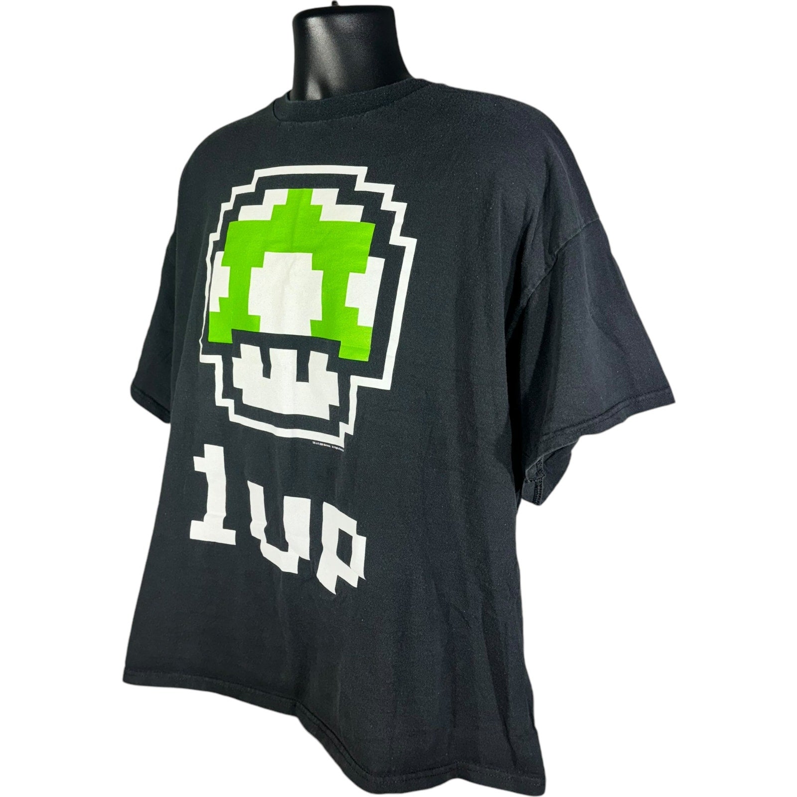 Nintendo Super Mario 1 Up Mushroom Video Game Tee