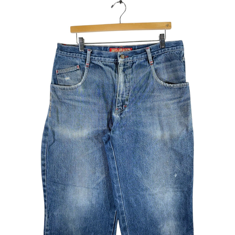 Vintage MoJeans Wide Leg Denim Jeans 36 x 30