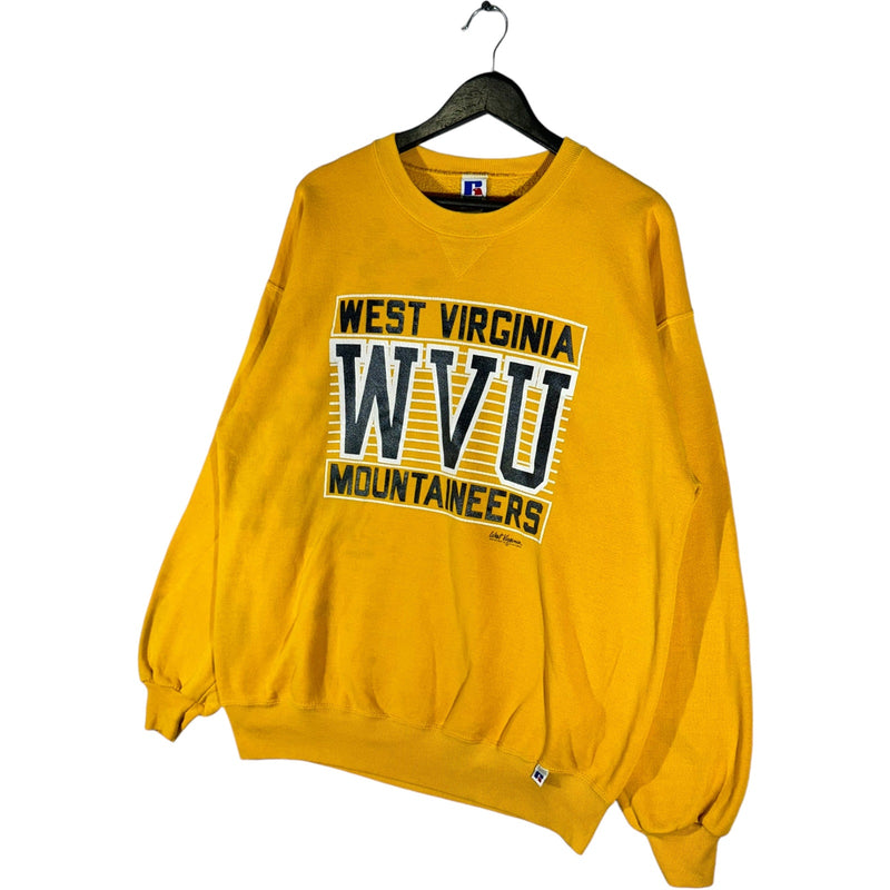 Vintage West Virginia University Mountaineers Russell Crewneck