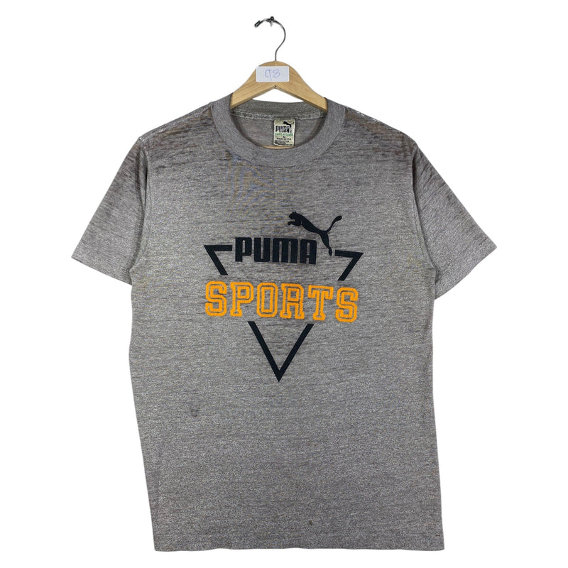 Vintage Puma Sports Big Logo Print T-Shirt