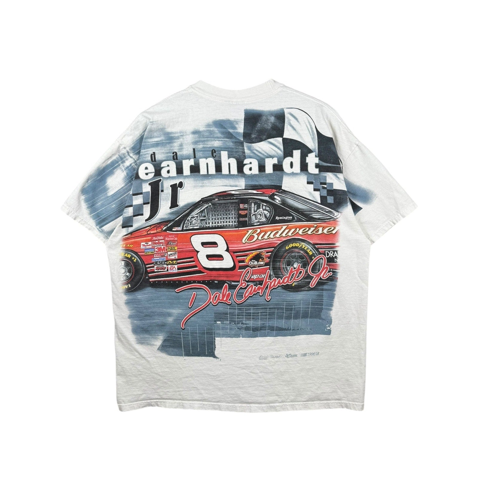 Vintage Dale Earnhardt Jr. #8 Budweiser NASCAR T-Shirt