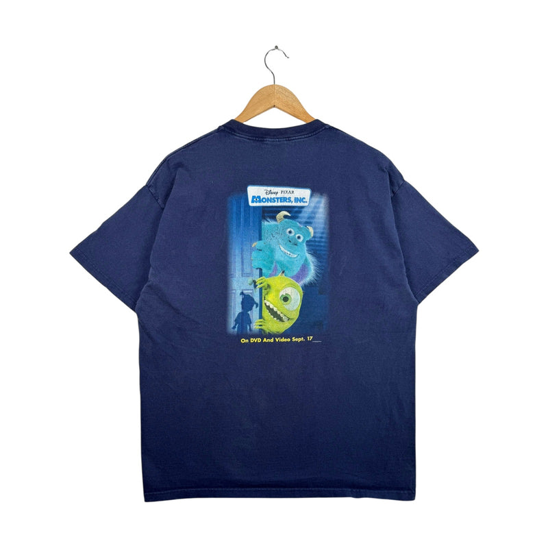 Y2K Disney Pixar Monsters Inc DVD Promo T-Shirt