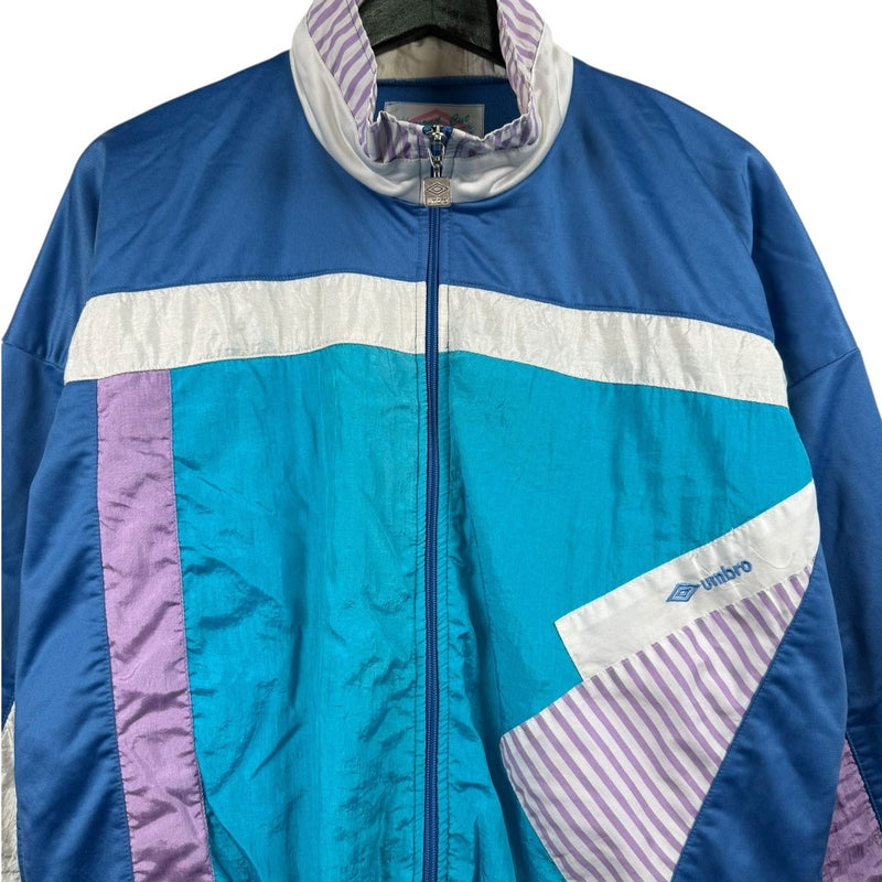Vintage Umbro Colorblock Retro Track Jacket