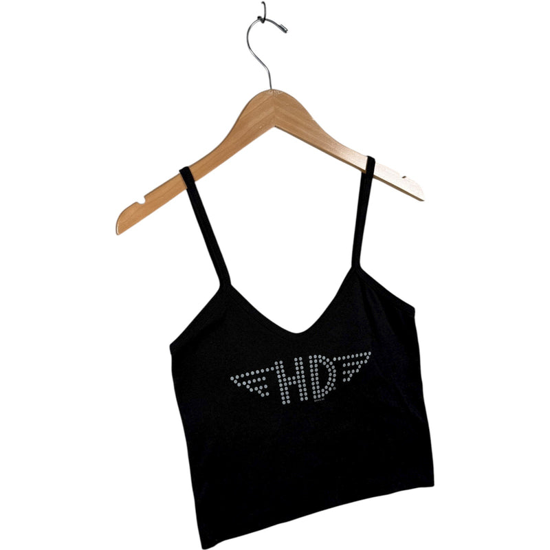 Vintage Harley Davidson Rhinestone Cami Tank Top Women's Tank Top