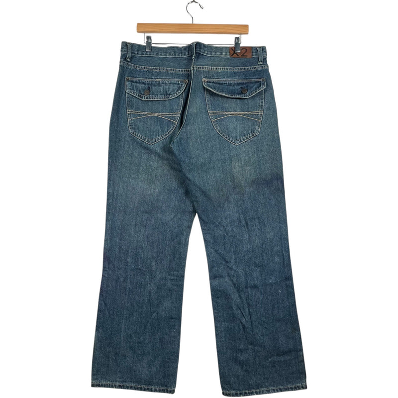 Vintage X2 Low Rise Bootcut Denim Jeans 36 x 32